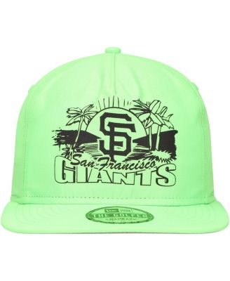 Men's Green San Francisco Giants Neon Golfer Snapback Hat