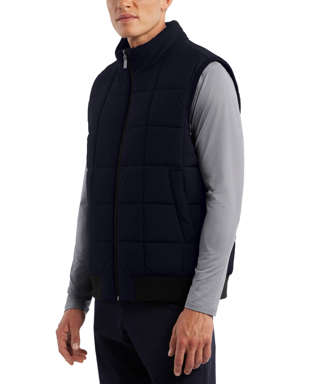 Hunter Men's Reversible Stand-Collar Vest -Blackwatch Plaid