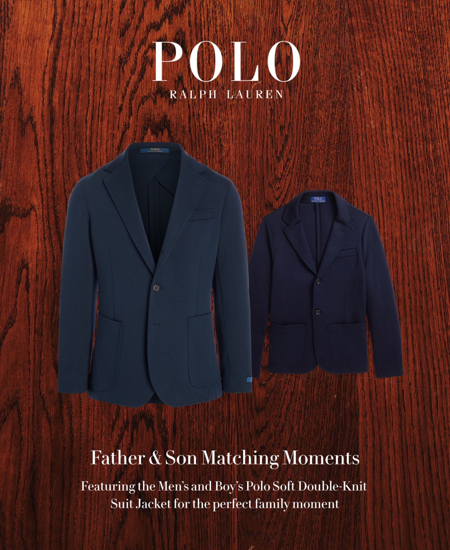 Куртка Polo Ralph Lauren Double-Knit Jacket для мальчиков, цвет: Тёмно-синий — фото 10