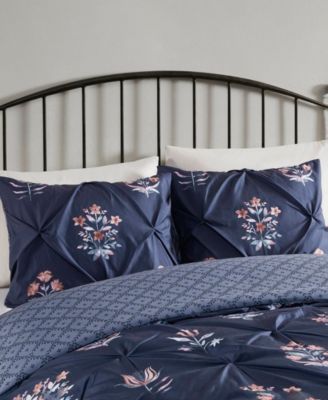 Marfa Pintuck 4-Pc. Comforter Set, Full/Queen