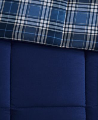 Lightweight Reversible Down Alternative Microfiber Comforter, Full/Queen, Exclusively at Macy’s