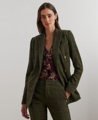 Lauren Ralph Lauren - Women's Double-Breasted Checked Blazer