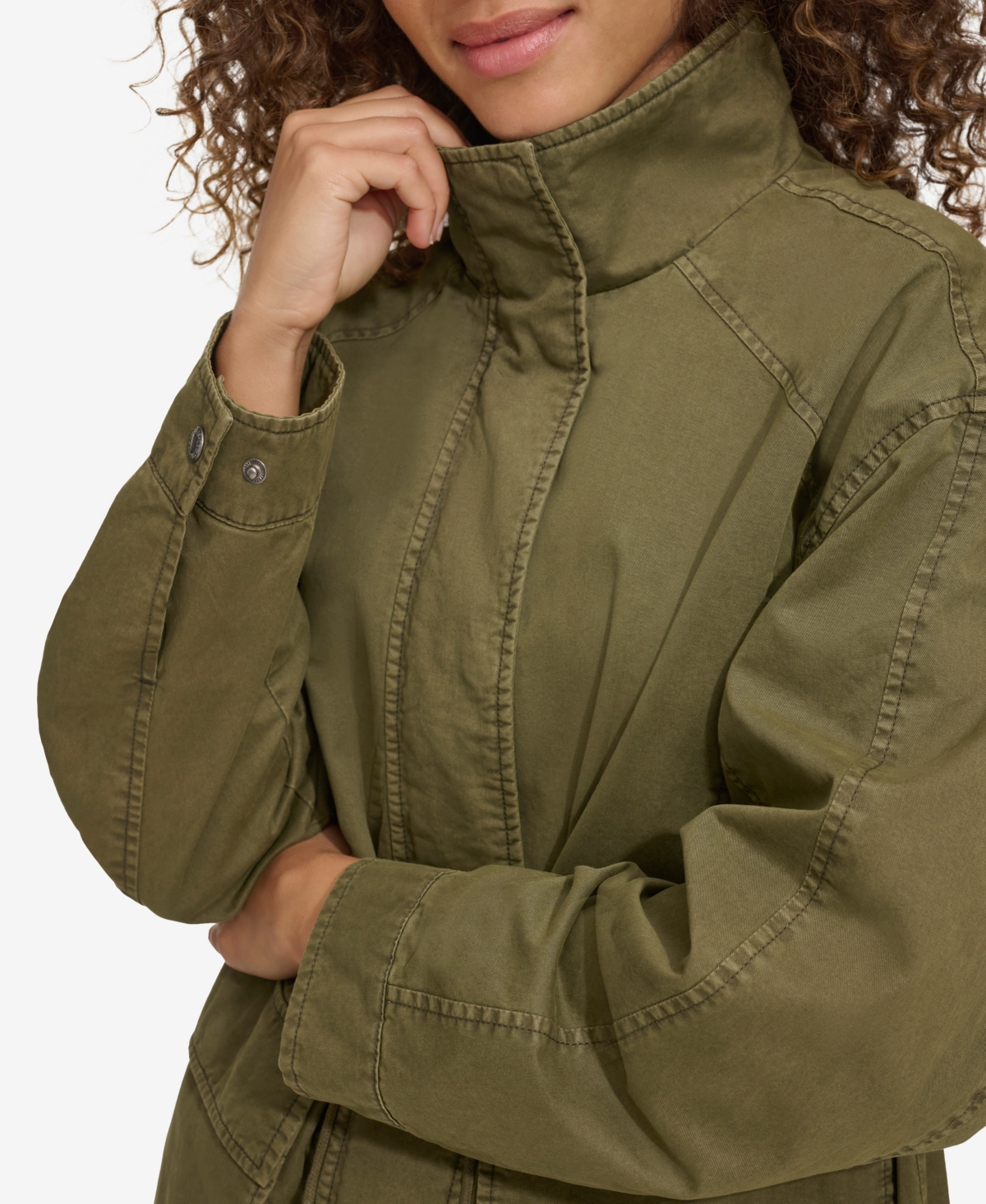 LEVI'S WOMEN'S LIGHTWEIGHT STAND COLLAR JACKET 