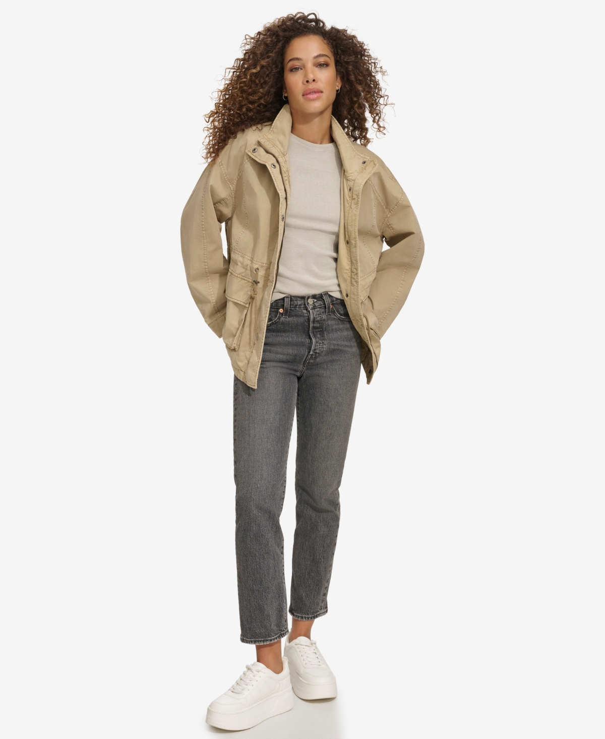 Levi's Women's Lightweight Stand Collar Jacket