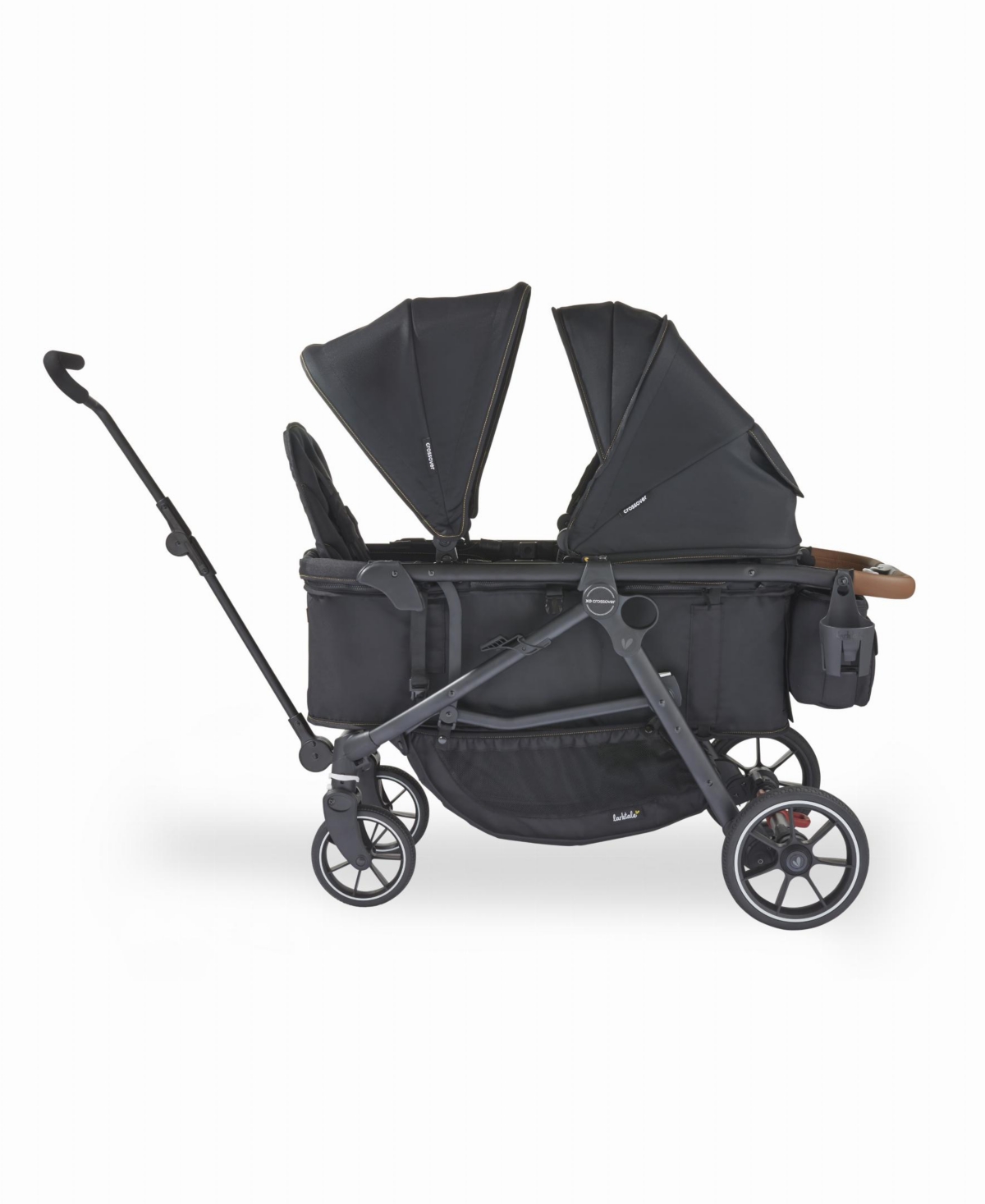 Shop Larktale Crossover V2 Convertible Stroller/wagon In Byron Black