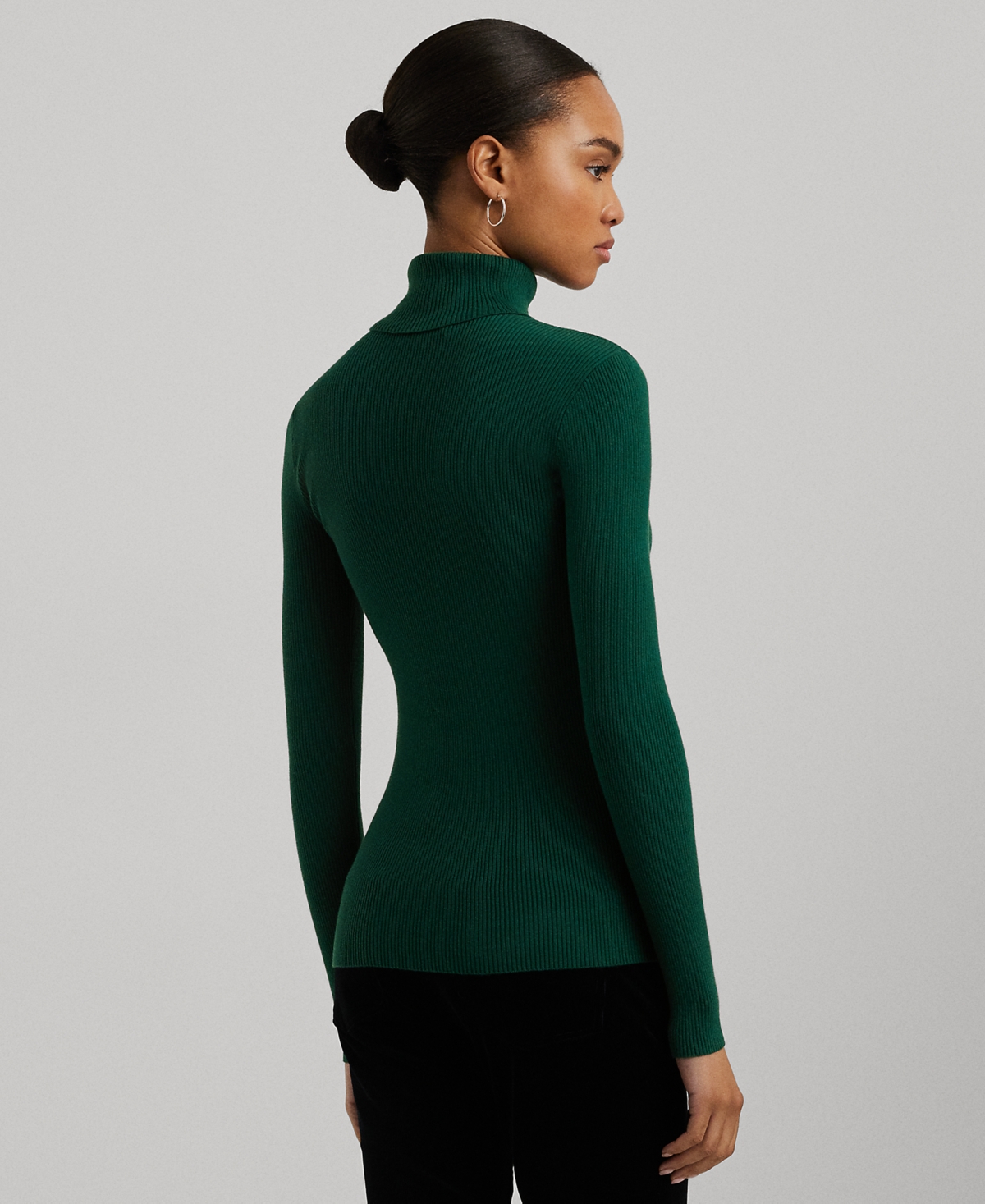 Lauren Ralph Lauren Petite Ribbed Turtleneck Sweater