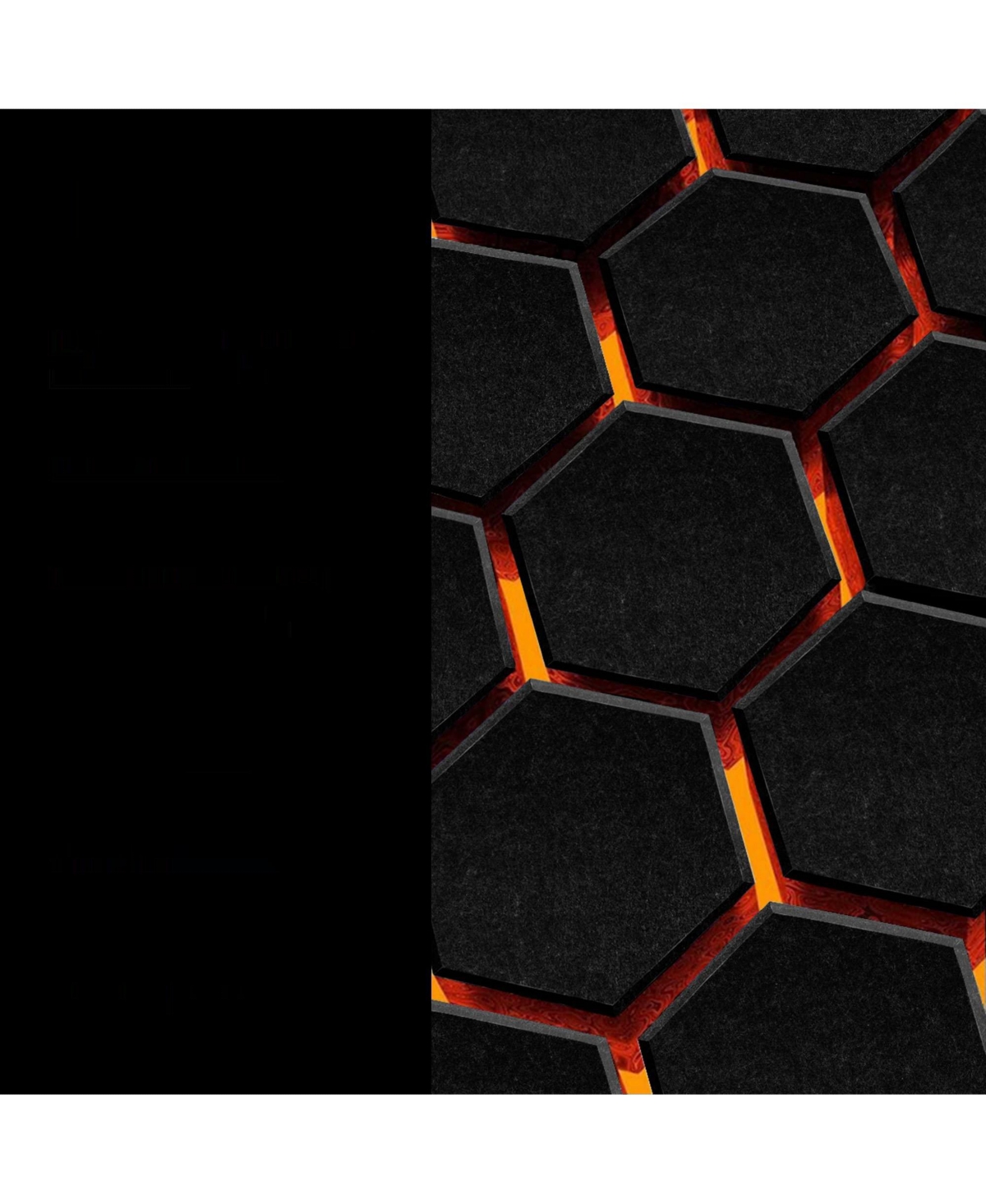 Sonic Acoustics Hexagon Sound Absorbing Panels X X - 12 Pack