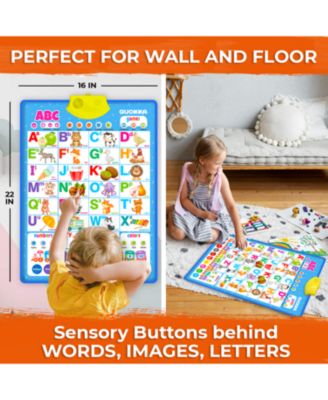 Educational Interactive Poster for Toddlers 3-5