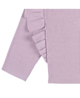 Toddler Girls Ruffled Sweater and Pant Knit Set