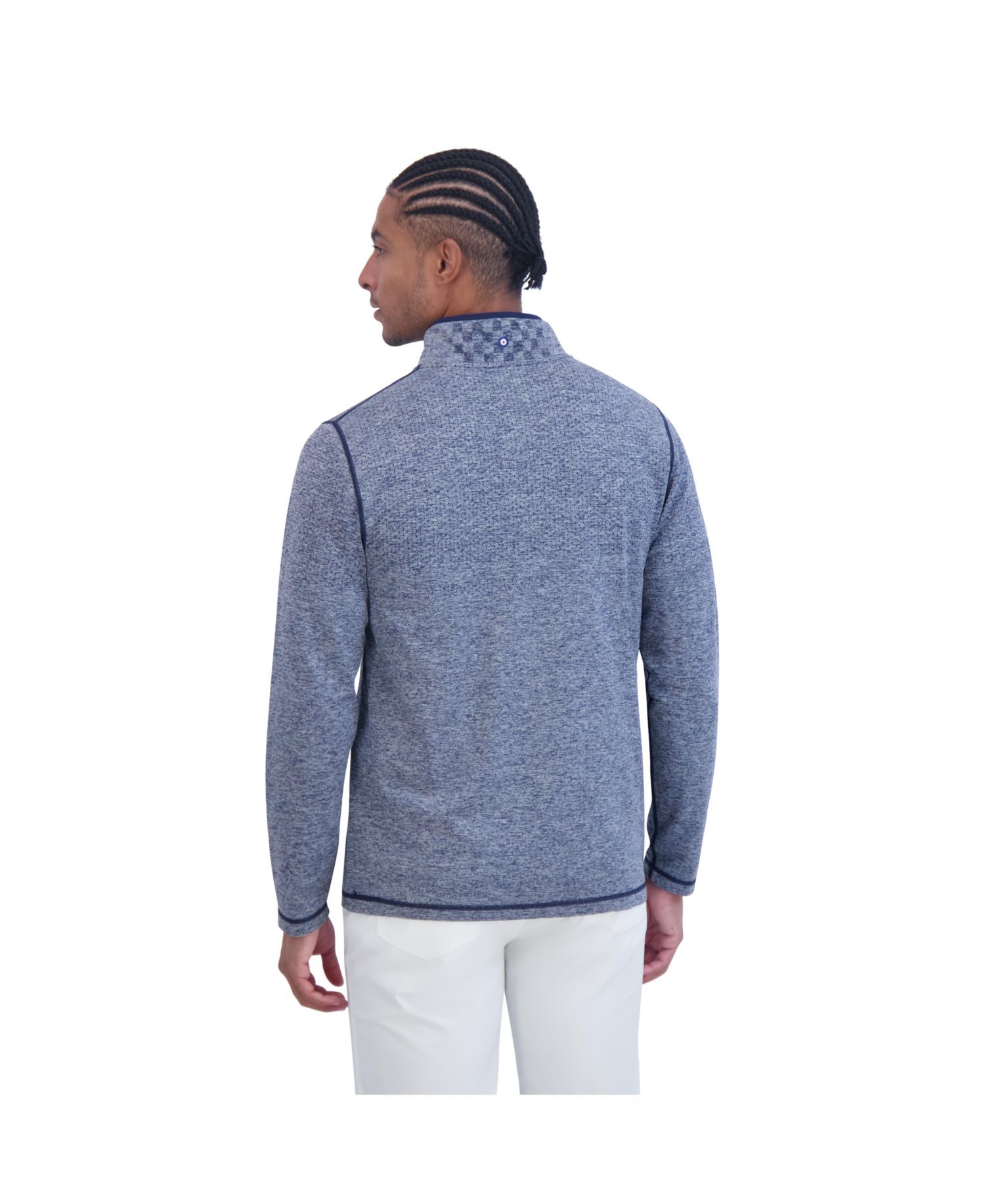 Men's Seamless Knit Quarter Zip Sweatshirt