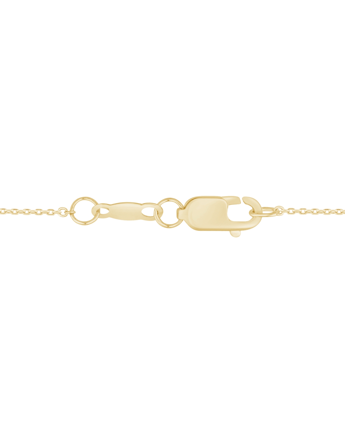 MACY'S DIAMOND PRINCESS HALO 18" PENDANT NECKLACE (3/4 CT. T.W.) IN 14K GOLD 