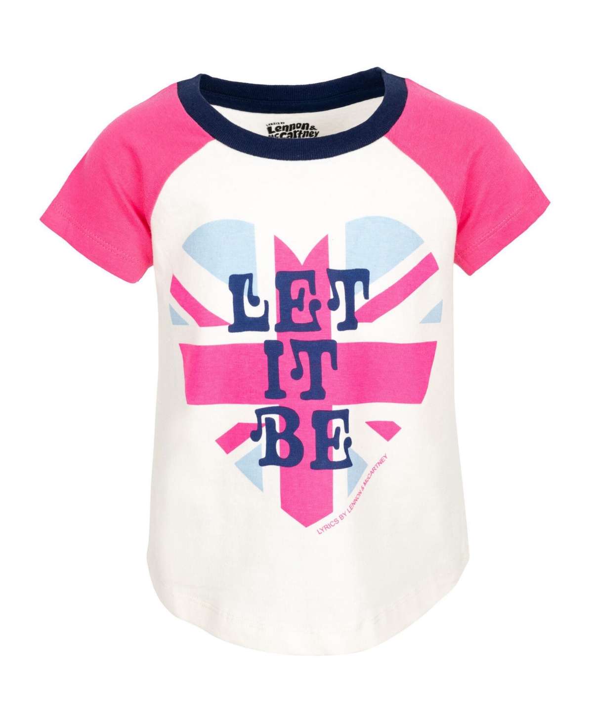 Lyrics by Lennon and McCartney Girls 3 Pack Graphic T-Shirts to -/ blue / yellow