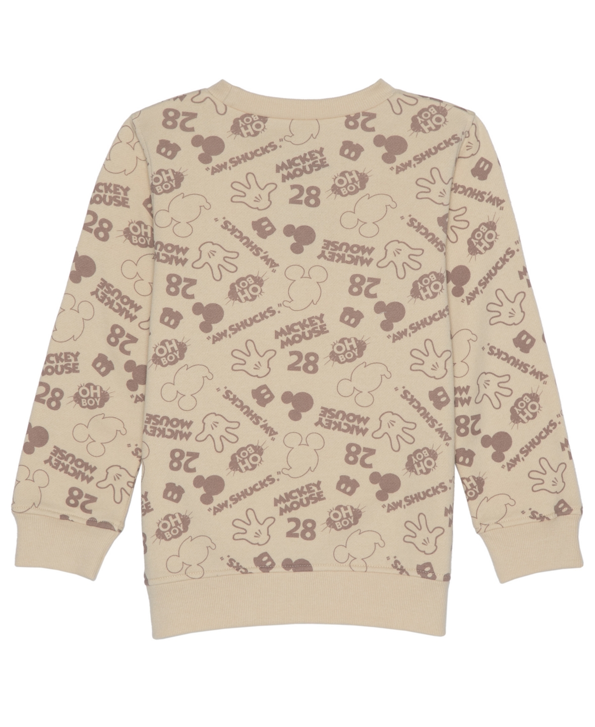 Mickey Mouse Toddler and Little Boys Printed Fleece Sweatshirt