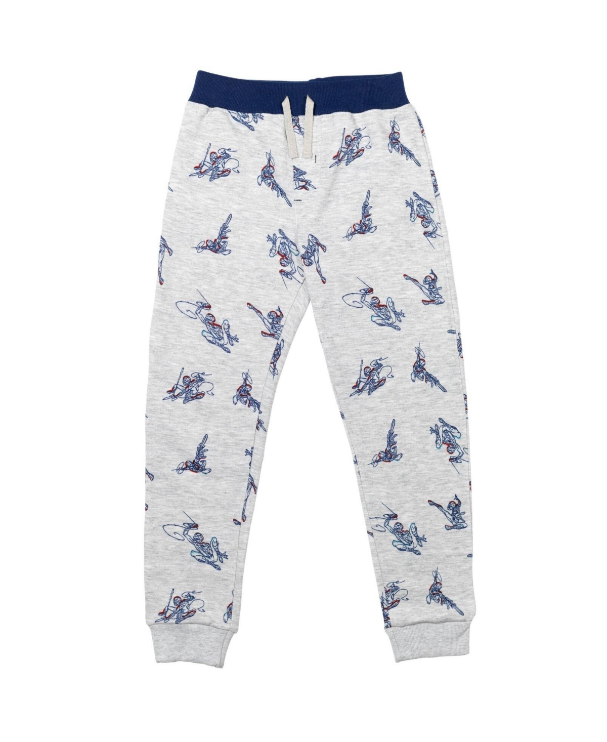 Marvel Toddler Boys Avengers Spider-Man Fleece 2 Pack Pants to -/ grey