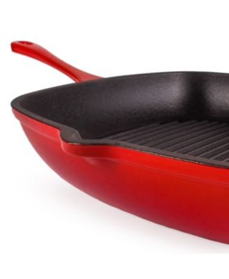 Neo 2pc Cast Iron 11" Grill Pan with Steak Press