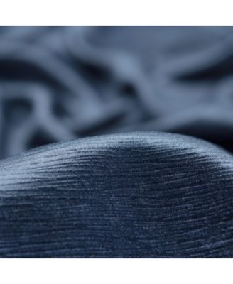 Premium 2-Panel Classy Embossed Leaf Textured Curtains - Back Tab, Ring Tab - for Windows Living Room Bedroom -  Partial Room Darkening Drapes for Privacy - 52 x 108 Inches - Black