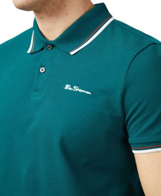 Бен Шерман Ben Sherman Мужская фирменная рубашка поло в стиле Пике с коротким рукавом 15790₽