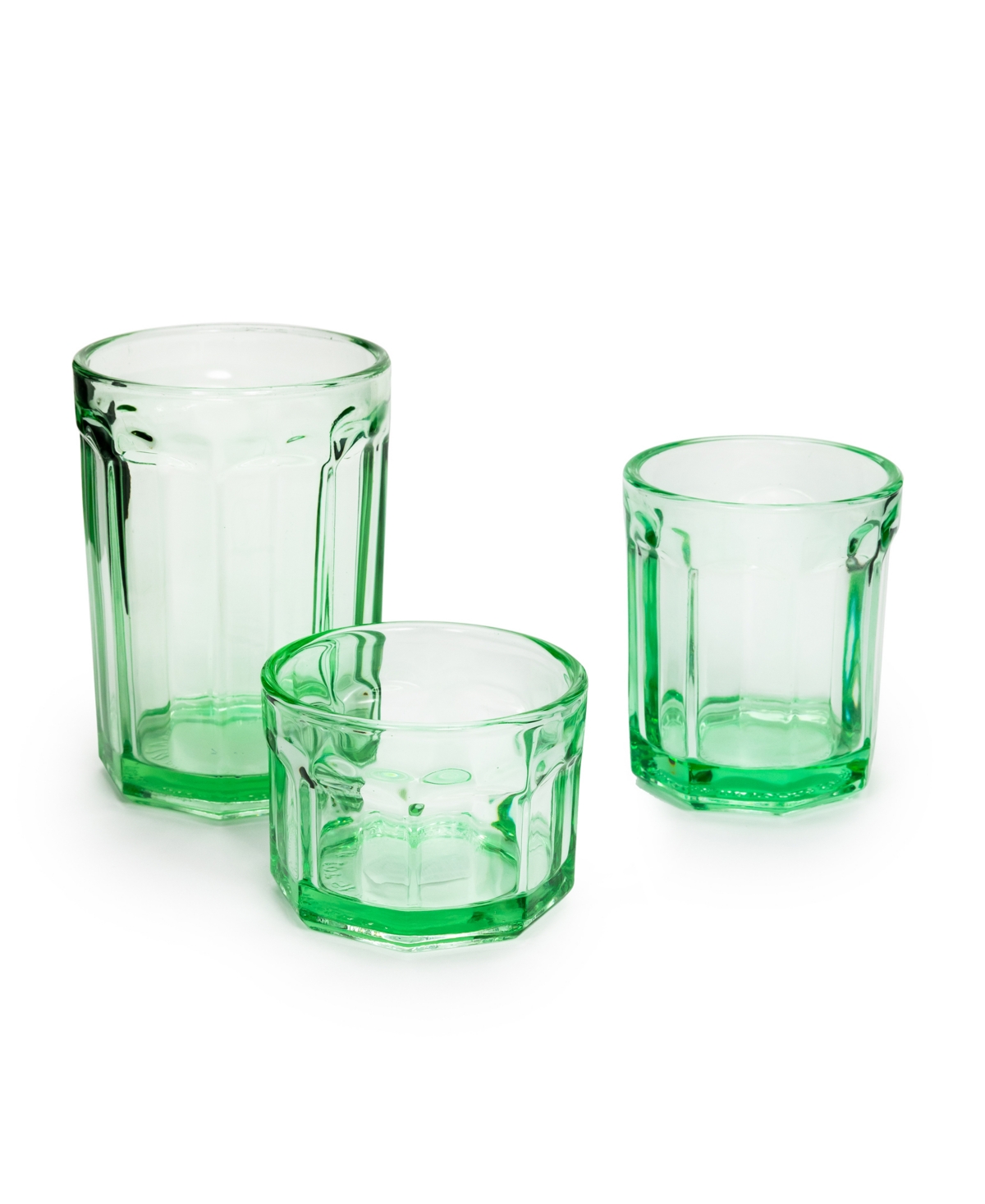 Serax Fish & Fish Medium Glasses, Set Of 4 In Green