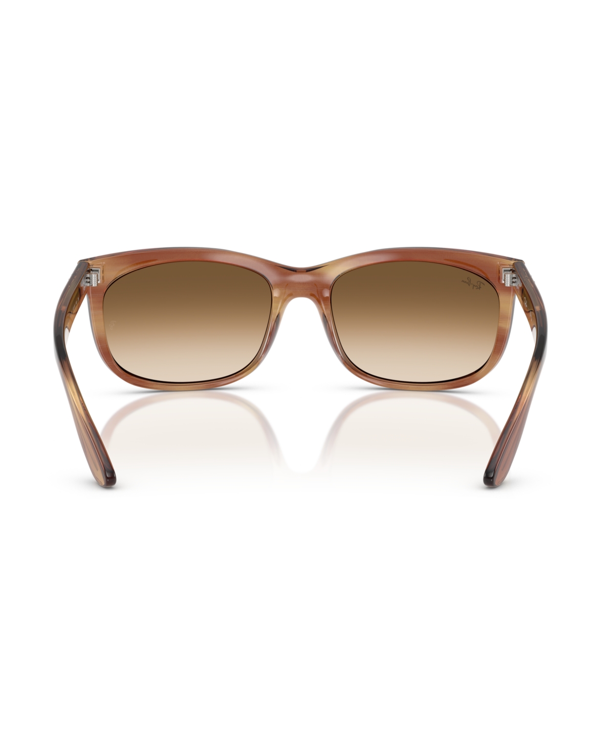 Ray Ban Rb2389f Balorette Pillow Square Sunglasses, 60mm In Striped Brown