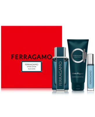 フェラガモ インテンス レザー EDP3点セット INTENSE LEATHER Salvatore Ferragamo Men's 3-Pc. Ferragamo Intense Leather