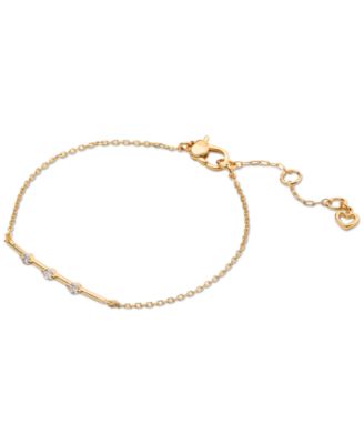 kate spade new york - Gold-Tone Hint of Shimmer Pendant Bracelet