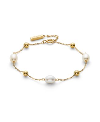 Olivia Burton by the Sea Cultivated Pearl Gold-Plated Bracelet 11990₽