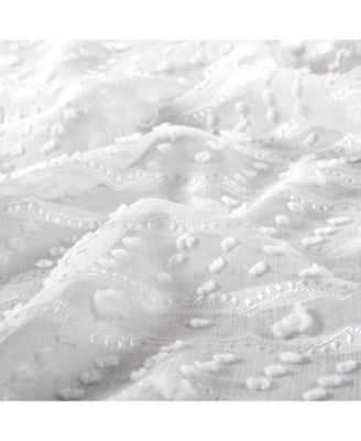 Cassandra 3D Clipped Light Filtering Window Panel Set, 76" W x 84" L