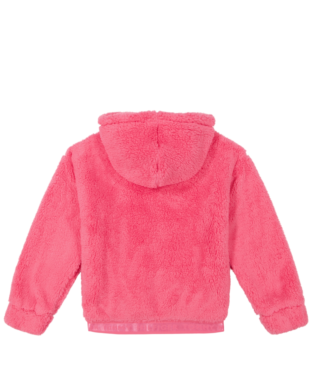 Tommy Hilfiger Toddler and Little Girls Minky Zip Front Hoodie