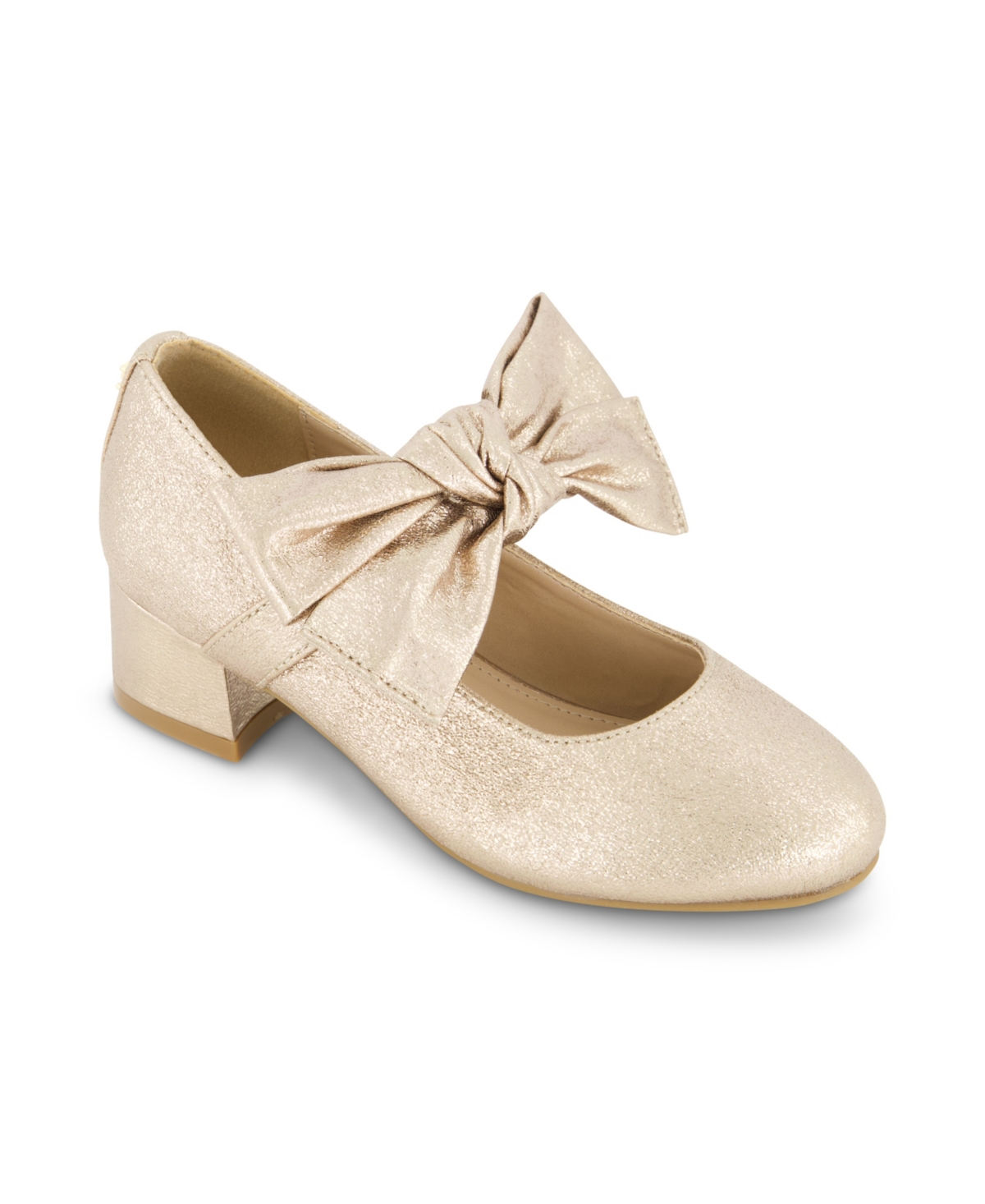 SAM EDELMAN LITTLE AND BIG GIRLS BIANCA TEDDY HEEL DRESS SHOE 