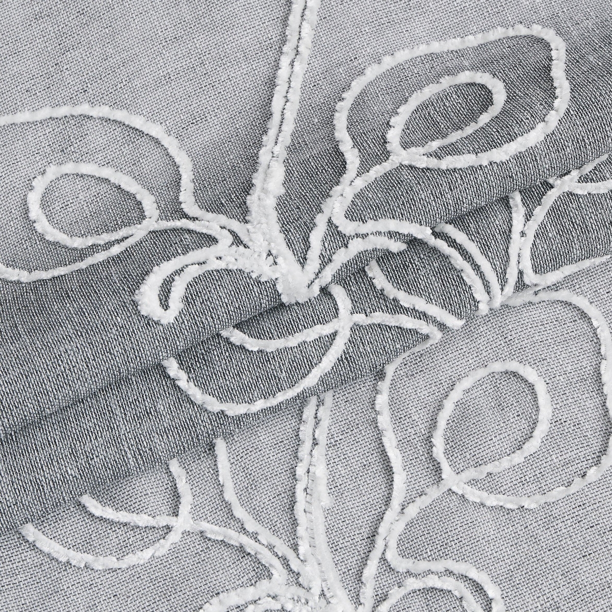 Dainty Home Stella Linen Look 76" W x 63" L Grommet Window Panel Set