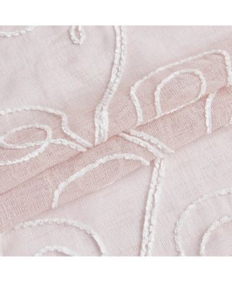 Stella Linen Look 76" W x 63" L Grommet Window Panel Set