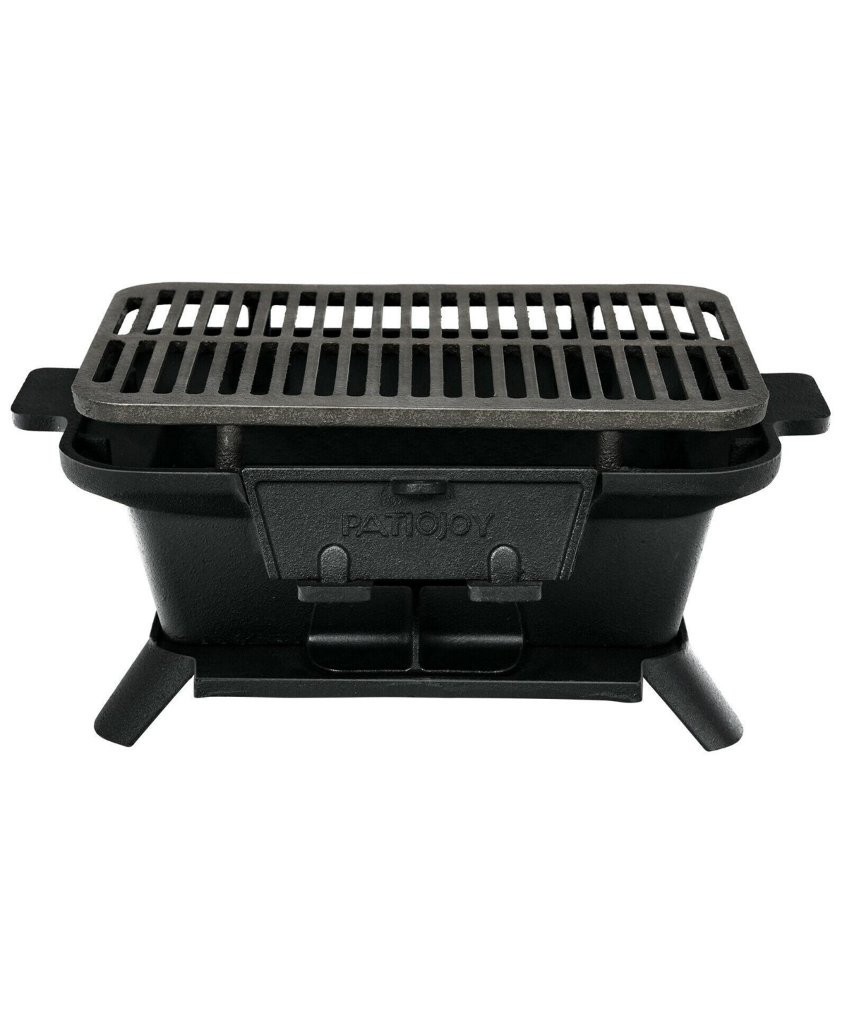 Sugift 100% Cast Iron Hibachi Grill with Grill Grate Lifter