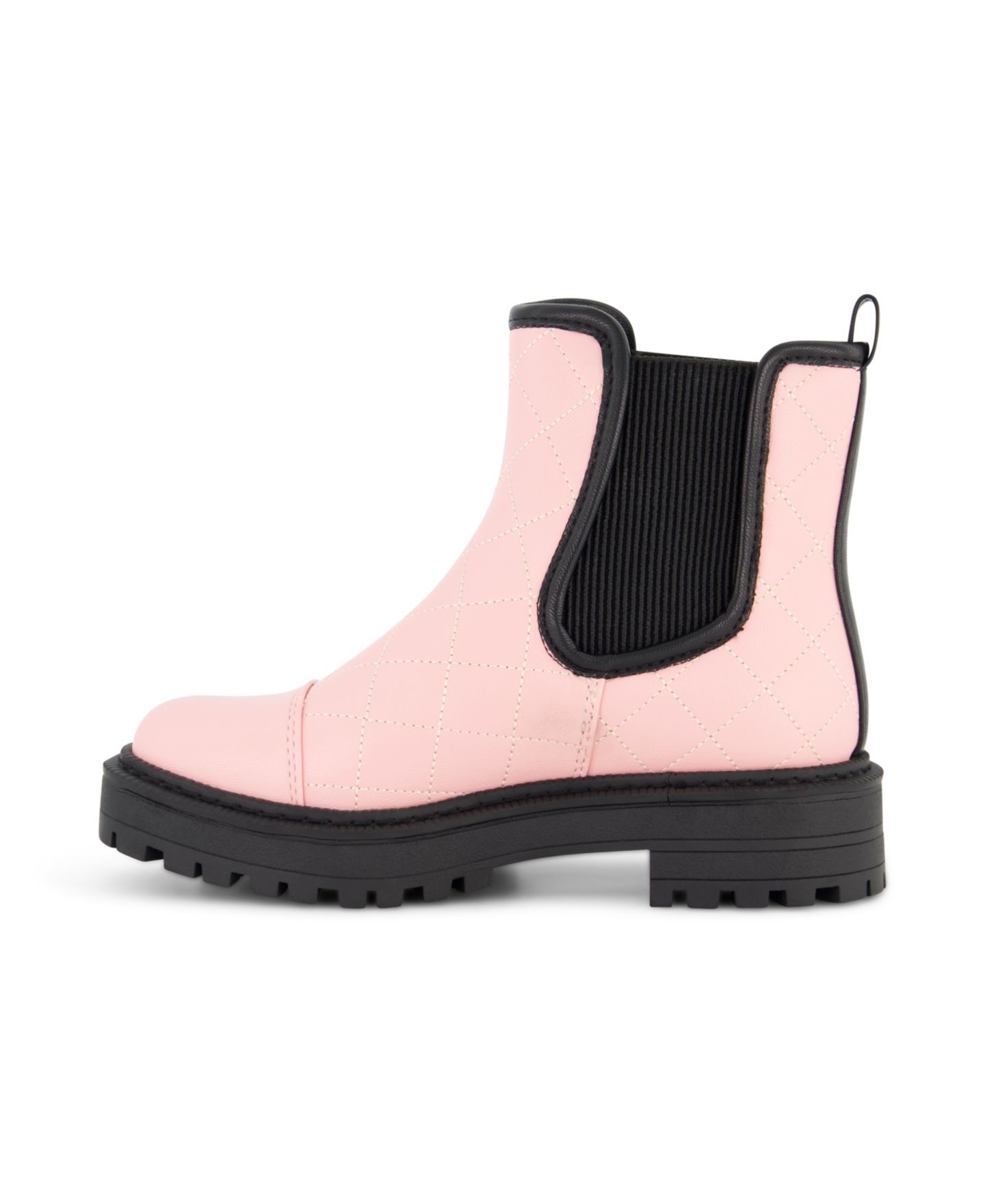 Ботинки Sam Edelman Lucianna Quilt Moto Boot для девочек, цвет: Пудровый — фото 2
