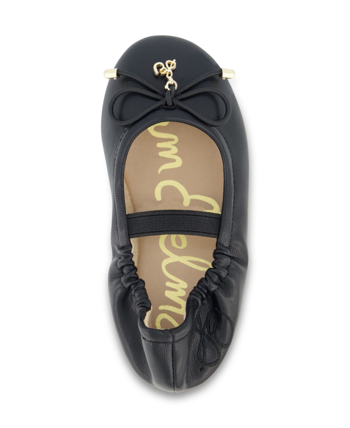 Детские балетки Sam Edelman Felicia Flex для девочек, цвет: Чёрный — фото 5