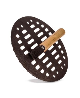 Neo 3pc Cast Iron Fry Pan & Grill Pan Set with Slotted Steak Press