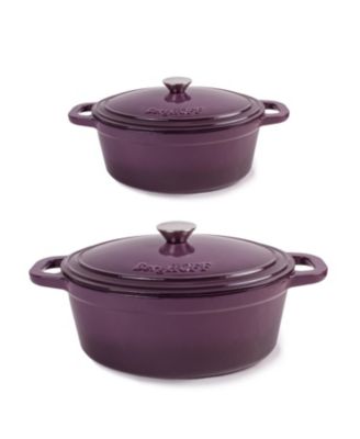 Neo 4pc Cast Iron Cookware Set, 5qt. & 8qt.