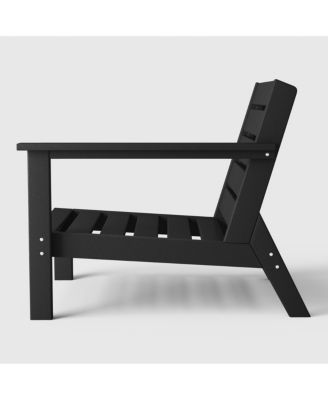 Outdoor Patio HDPE Right Arm Facing Deep Seating Corner Chair