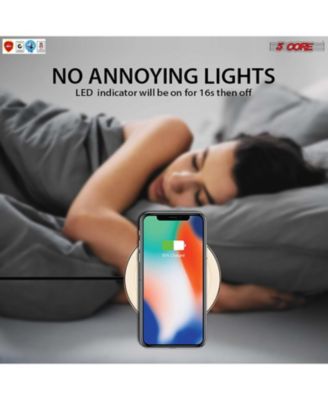 Wireless Charger (Pad), 15W Max Fast Charging, Compatible with QI Enabled Phones, AriPods and More