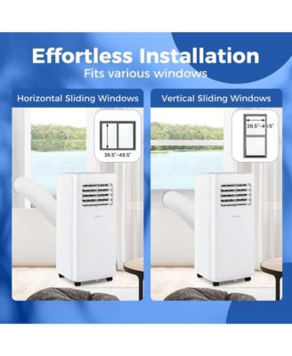 Portable Air Conditioner 9000 BTU 3 in 1 AC Unit with Fan Dehumidifier Sleep Mode 6250 BTU