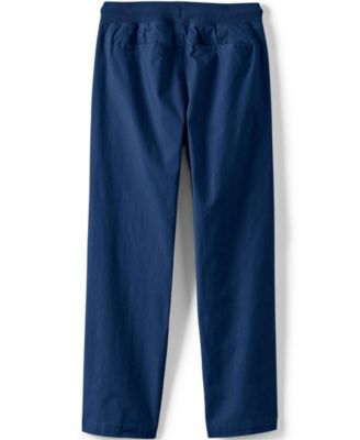 Boys Husky Stretch Soft Rib Waist Iron Knee Pull On Pants