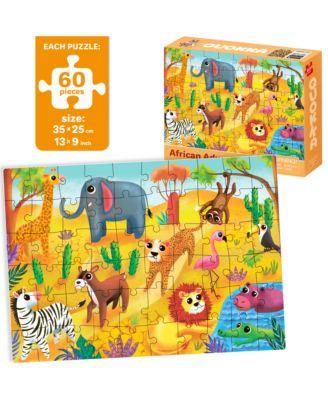 4 x 60 Pieces Jigsaw Puzzles for Kids Ages 4-6