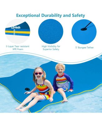 3-Layer Relaxing Tear-proof Water Mat-Blue