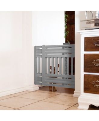 24 to 39" Plastic Portable Expandable Pet Gate, Safety Gate, White - 2 Pack