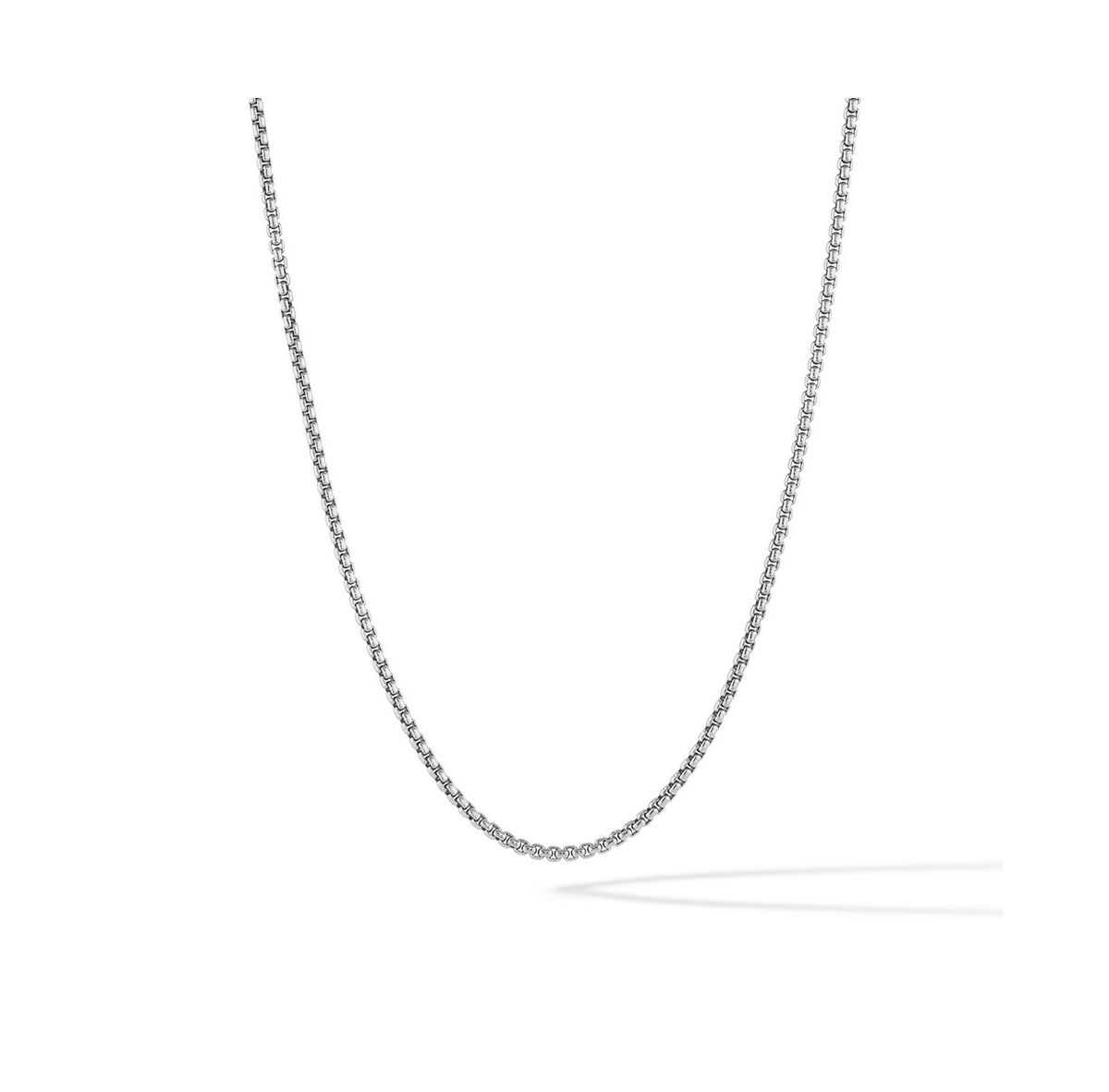 Box Chain Necklace, 2MM - Gold