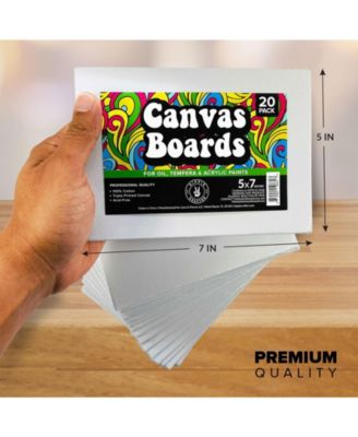 20 Pk Canvas Boards 8x10