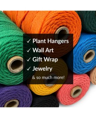 100% Cotton Macrame 3mm Cord Pink