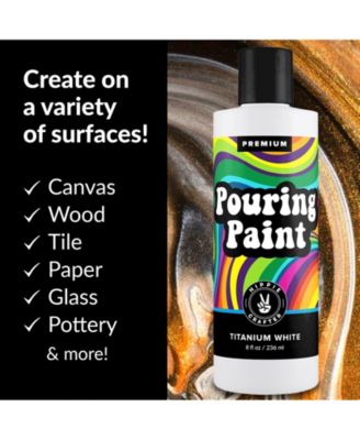 8oz Acrylic Pouring Paint Black