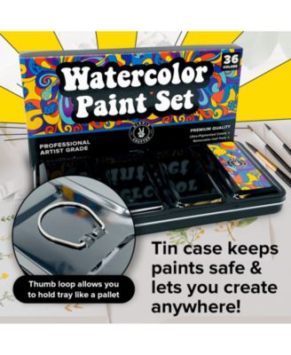 Premium Watercolor Paint Set 36 Colors