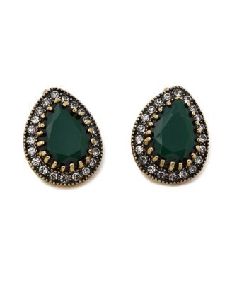 Women's Teardrop Stud Earrings