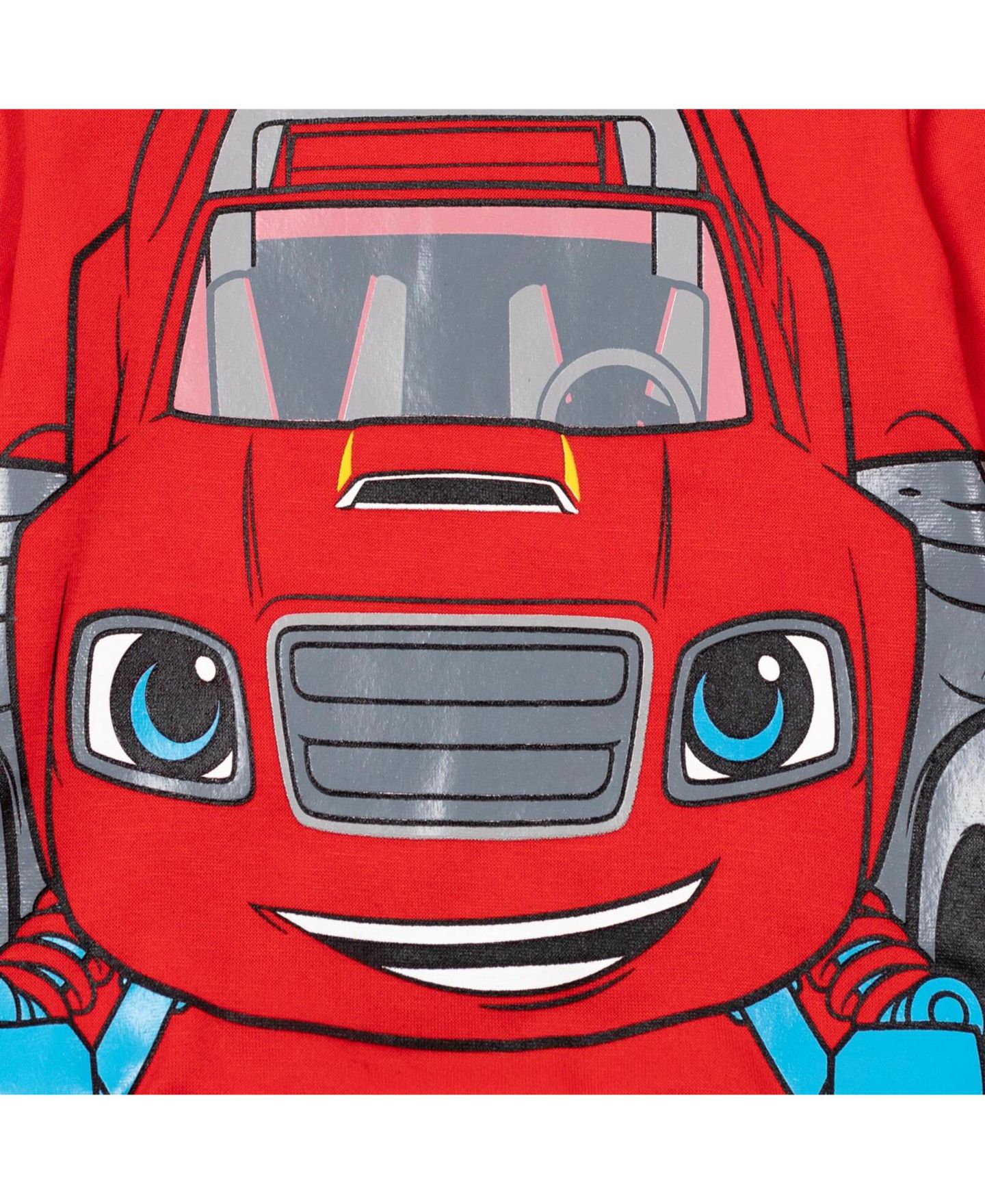 Детский флисовый комплект Blaze and the Monster Machines Zeg Stripes: худи и джоггеры, цвет: Красный / Чёрный — фото 8
